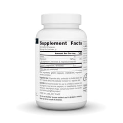 Source Naturals Magtein capsule closeup indicating convenient daily cognitive support.