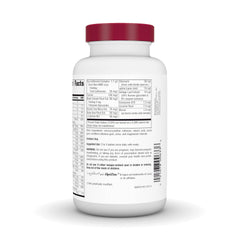 Source Naturals Menopause Multiple bottle and water glass for daily routine.