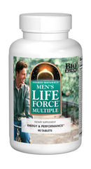 Source Naturals Men's Life Force ingredient panel reveals comprehensive nutrient blend.