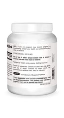 Source Naturals MSM powder measuring scoop shows precise 1/2 teaspoon serving