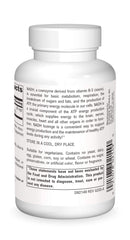 Source Naturals NADH lozenges close-up for compact energy support.