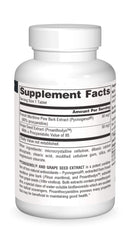 Source Naturals Pycnogenol & Grape Seed ingredients list emphasizes clean formula.