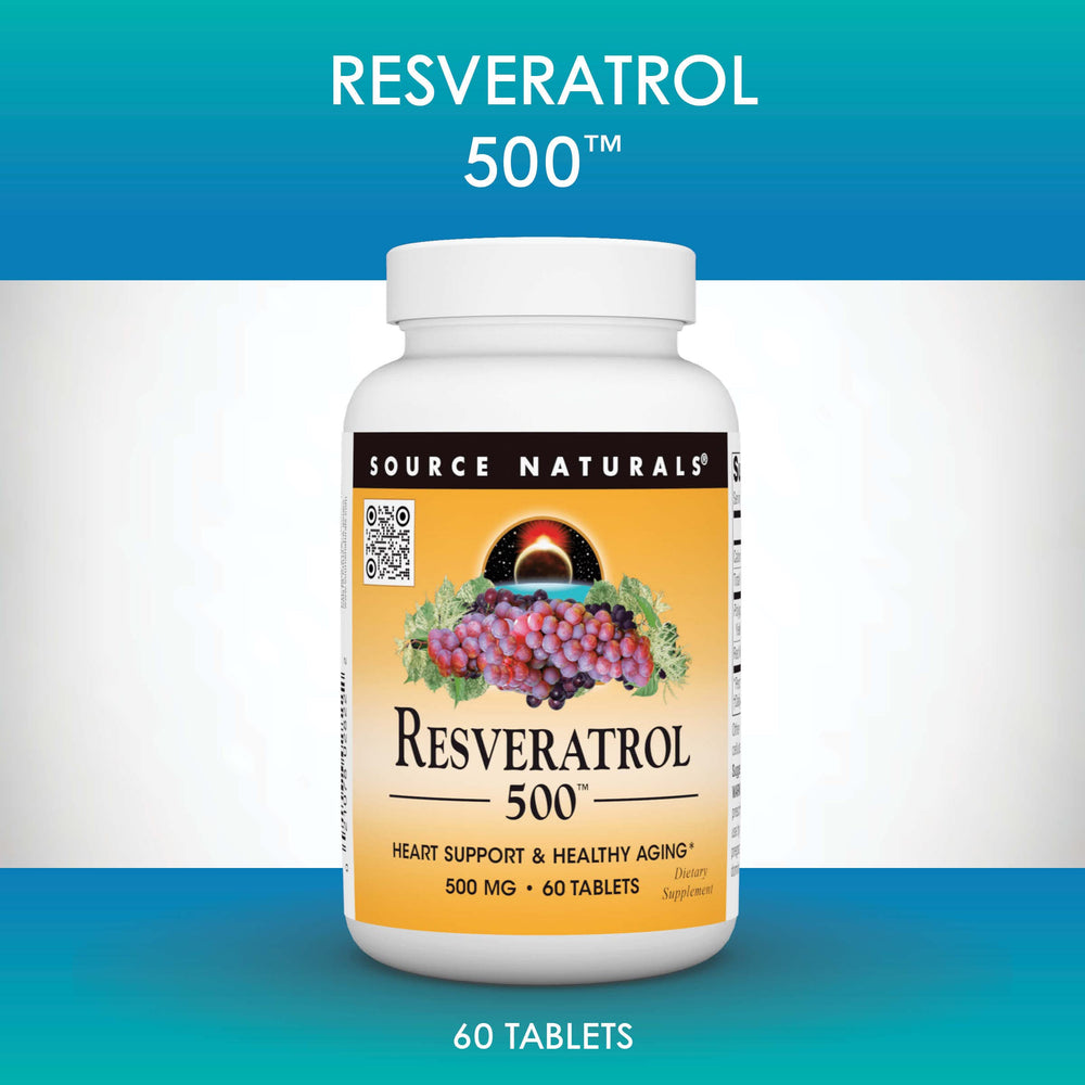 Manufacturing origin in Scotts Valley highlighted for Source Naturals Resveratrol 500.