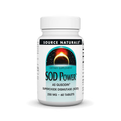 Source Naturals SOD Power bottle with pour for easy daily use.