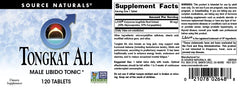 Source Naturals Tongkat Ali bottle on desk for a daily routine