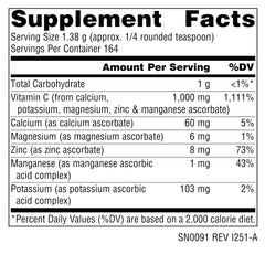 Source Naturals Ultimate Ascorbate C scoop with powder for convenient daily dosing