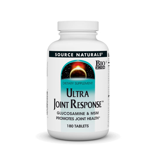 Source Naturals Ultra Joint Response bottle supports daily joint comfort