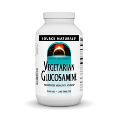 Source Naturals Vegetarian Glucosamine bottle front for potential joint support