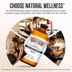 Sovereign Copper Hydrosol 4oz size ideal for travel.