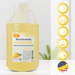 SPA REDI Pineapple Massage Oil packaging showcases USA-made quality.