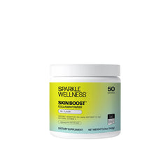 Sparkle Wellness VERISOL collagen powder bottle for daily skin and hair support.