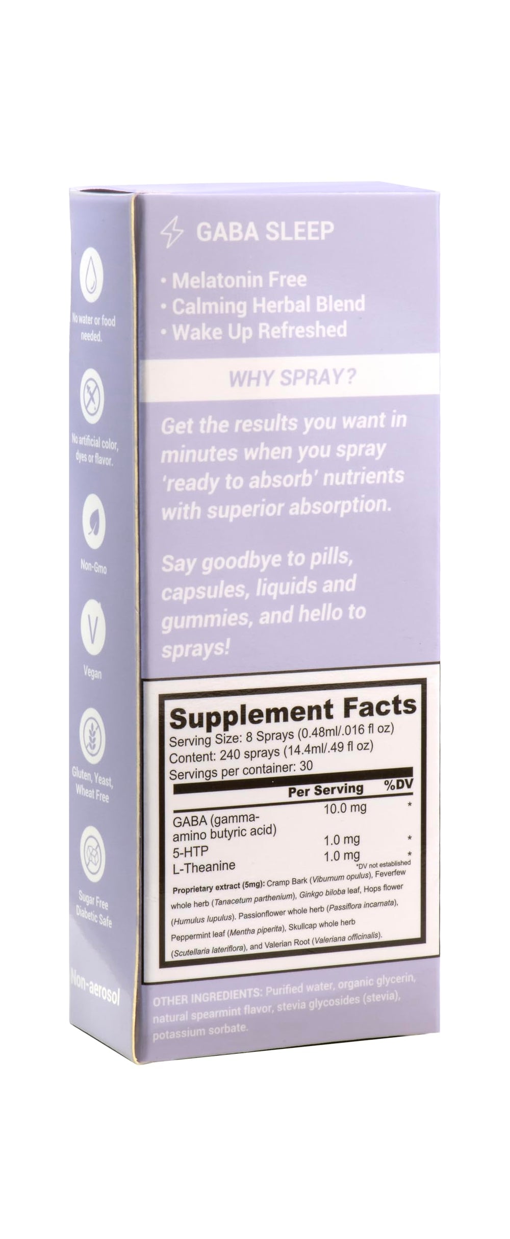 SpectraSpray USA-made label signals quality and non-GMO ingredients.
