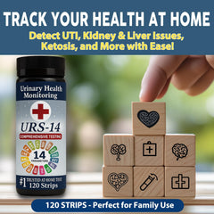 Spehomy-Test URS kit storage helps keep supplies organized.