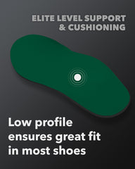 Spenco Rx fits most athletic shoes with a low-profile design.
