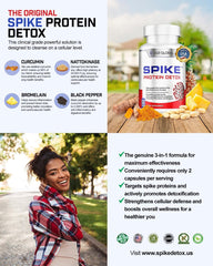 Spike Protein Detox bromelain 500mg portion shows potency.