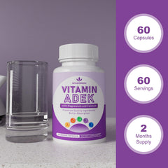 Spliferkou ADEK bottle on shelf conveys gluten-free, non-GMO promise