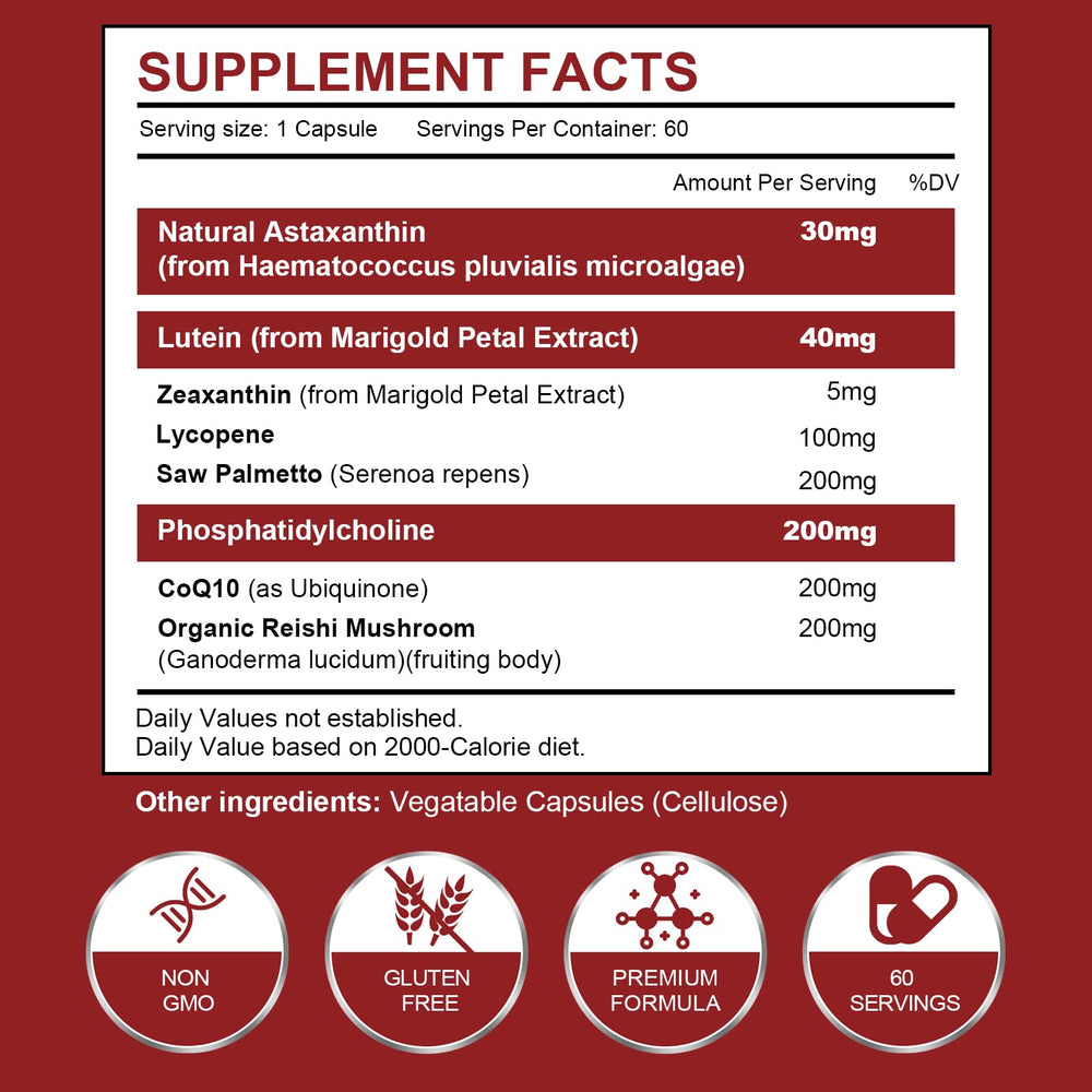 Spliferkou eye-health capsules with lutein and zeaxanthin for clearer vision support.