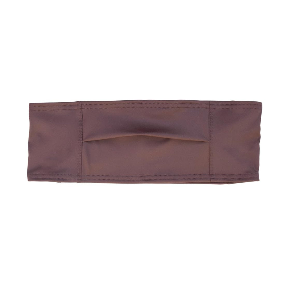 Spoonie Threads Double Pocket Belt demonstrating device compatibility with popular brands.