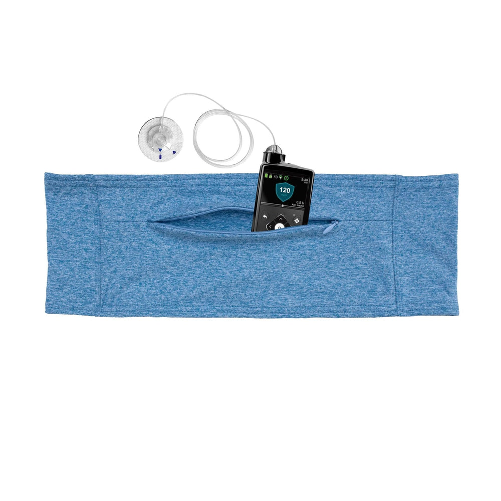 Spoonie Threads Double Pocket Belt open pocket design for quick device reach.