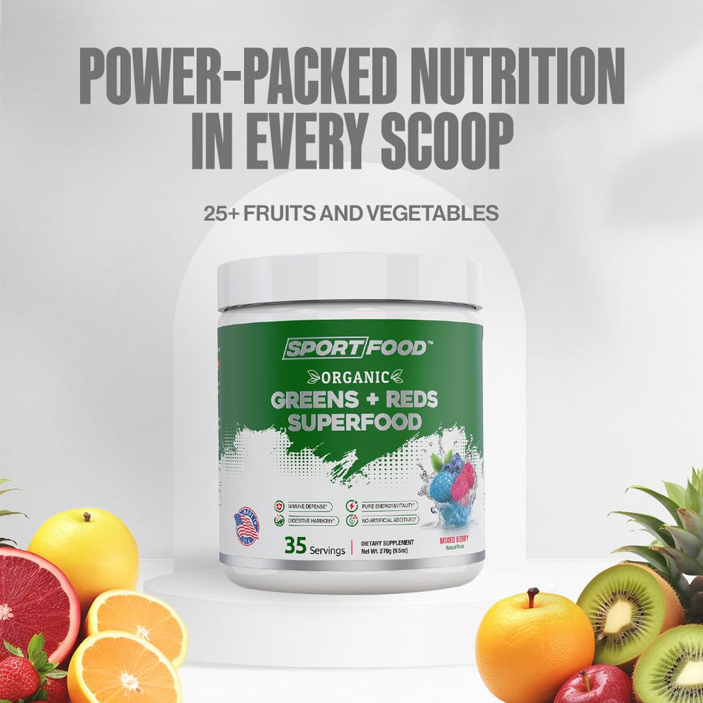 Sport Food made in USA, organic and vegan-friendly.