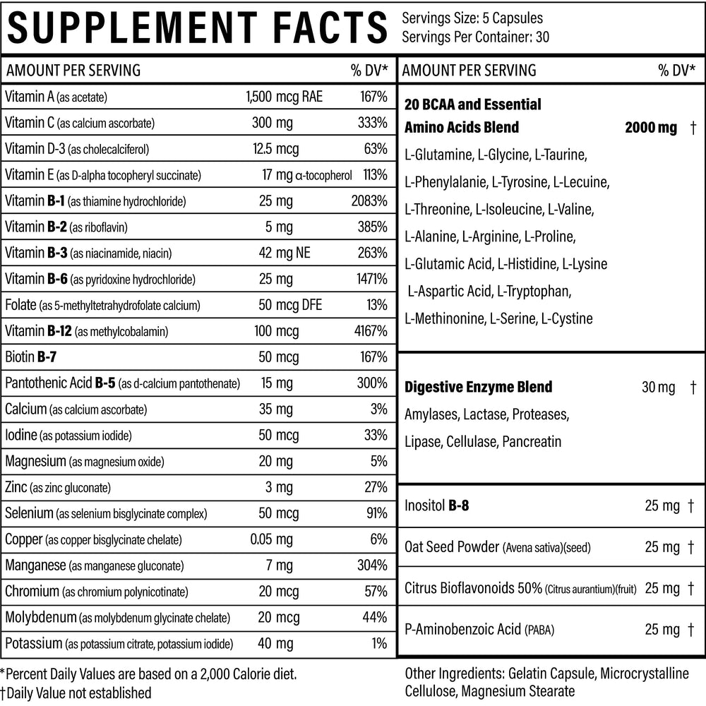 Sport Formula 99 raw vegetarian nutrients promote metabolism with clean ingredients.