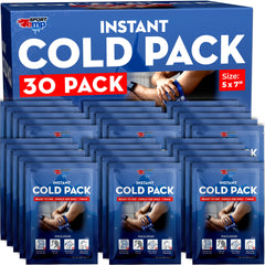 Sport Temp instant ice pack activation shows rapid cooling for quick pain relief