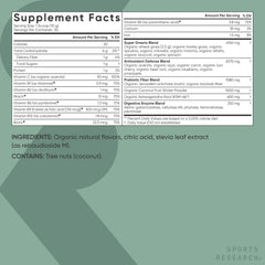 Sports Research B-vitamins and matcha caffeine blend for natural energy