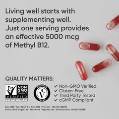 Sports Research B12 active methylcobalamin form showcased.