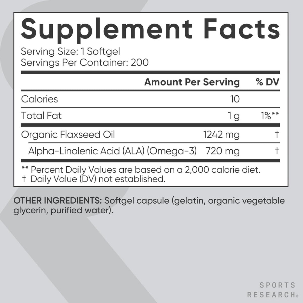 Sports Research non-GMO verification seal on bottle label