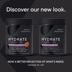 Sports Research Hydrate being poured into a glass for hydration