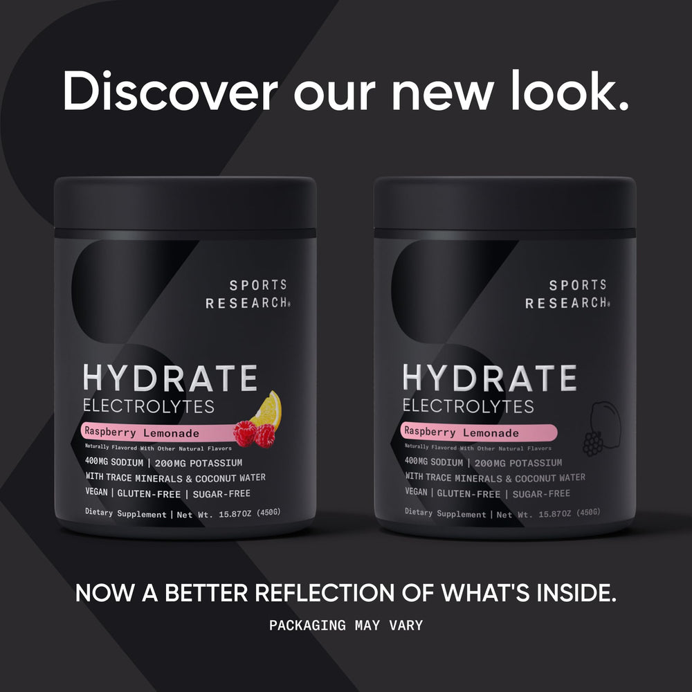 Sports Research Hydrate powder-dispense demonstrates easy-to-mix electrolytes on the go.