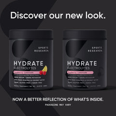 Sports Research Hydrate powder-dispense demonstrates easy-to-mix electrolytes on the go.