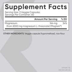Sports Research made-in-USA facility badge signals quality and compliance.