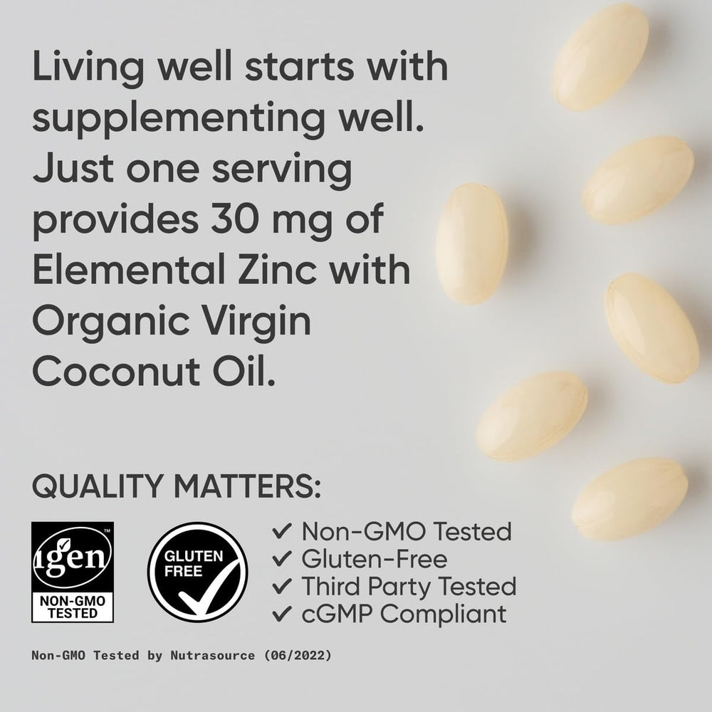 Sports Research zinc picolinate packaging notes non-GMO and gluten-free quality.