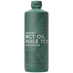 Sports Research Organic MCT Oil bottle pour enhances coffee energy and routines