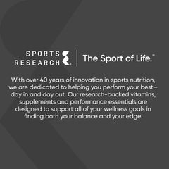 Sports Research vegan omega-3 D3 softgels in morning routine context.
