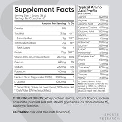 Sports Research Whey Protein Isolate vanilla baking use for protein-enhanced recipes.