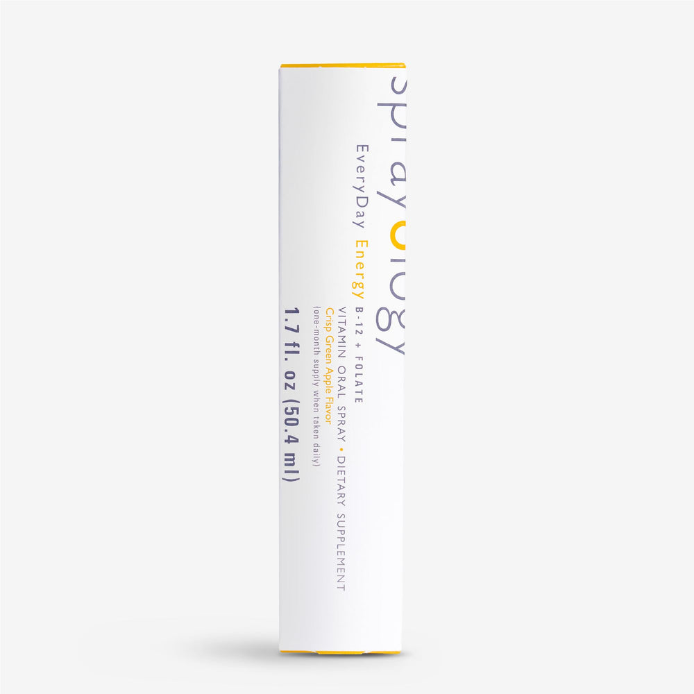 Sprayology EveryDay Energy compact bottle for travel.