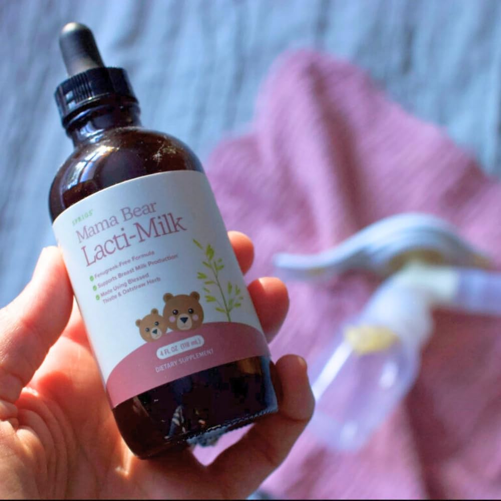 SPRIGS fenugreek-free formula info card showcases simple lactation care