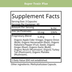 SPRIGS Super Tonic Plus lifestyle image promoting everyday immune support