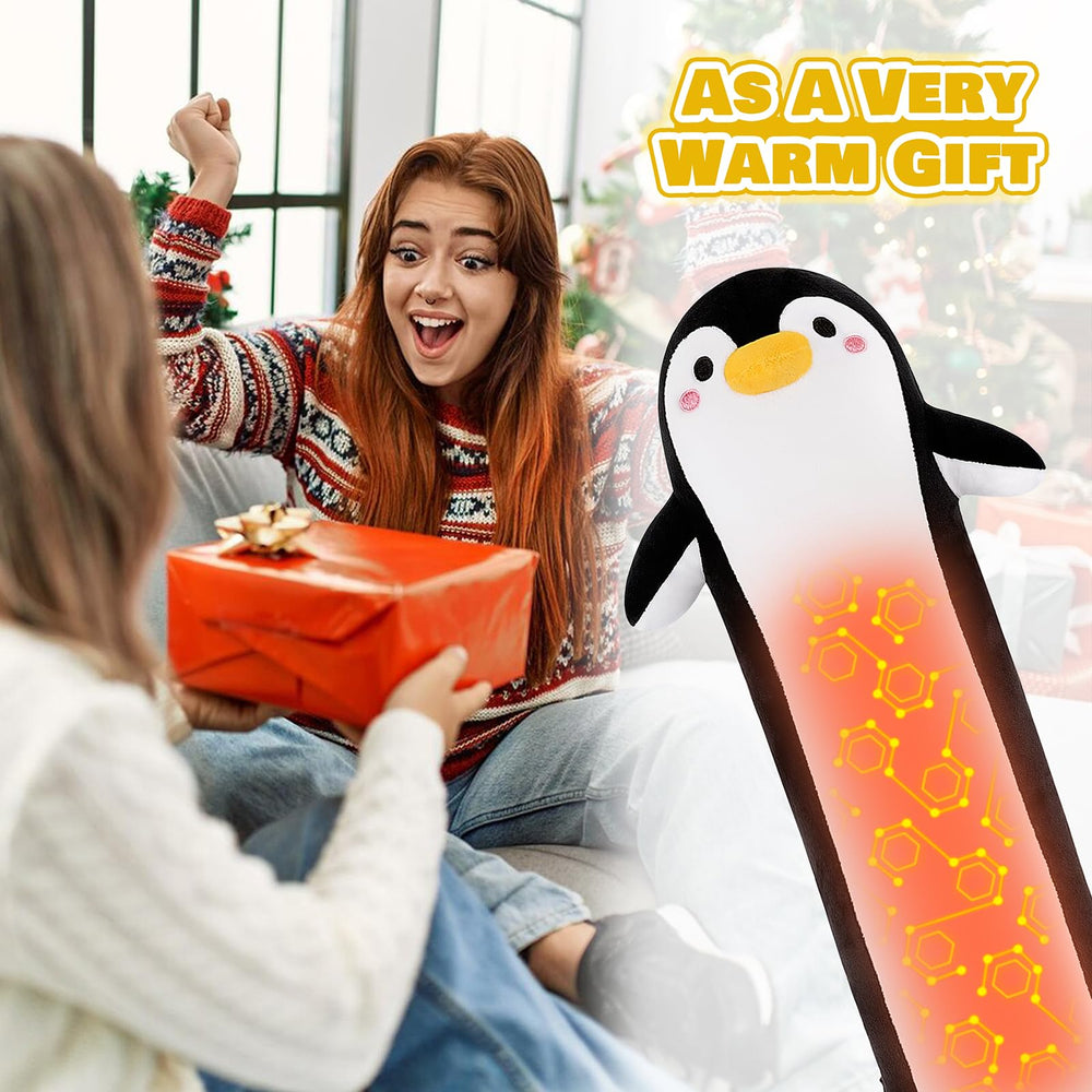 Sprinqdawin Penguin Heating Pad soft fabric, skin-friendly and odorless for gentle hugs