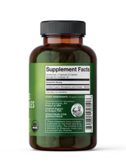 Sproutman 150 capsules bottle highlighting cost-effective daily wheatgrass support.