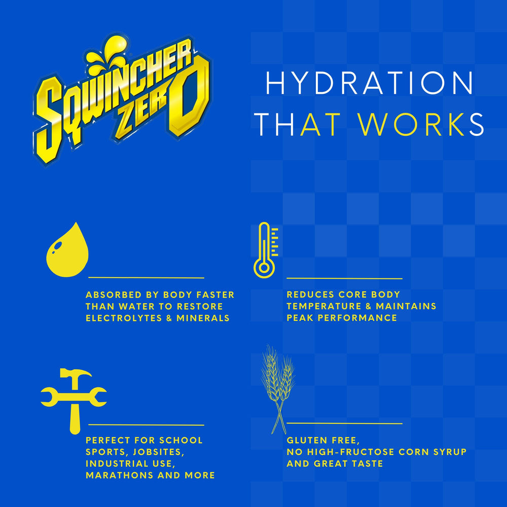 Sqwincher Zero Qwik Stik Orange dissolving in water for fast hydration