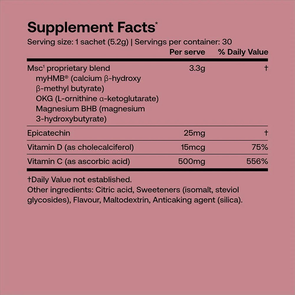 Measuring spoon with SRW MSC1 Tone sachet for precise portions.