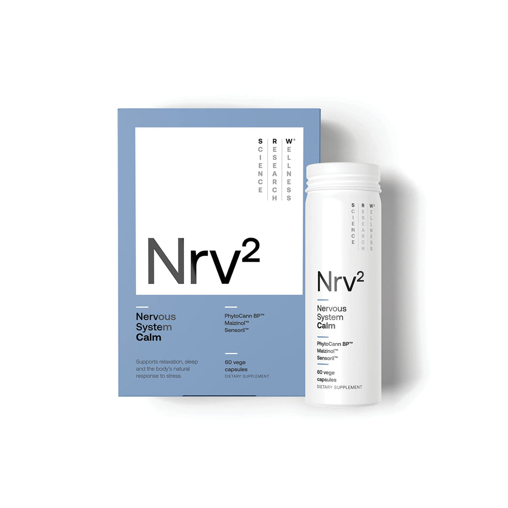 SRW Nrv² Calm bottle in a calm setting for daily stress support