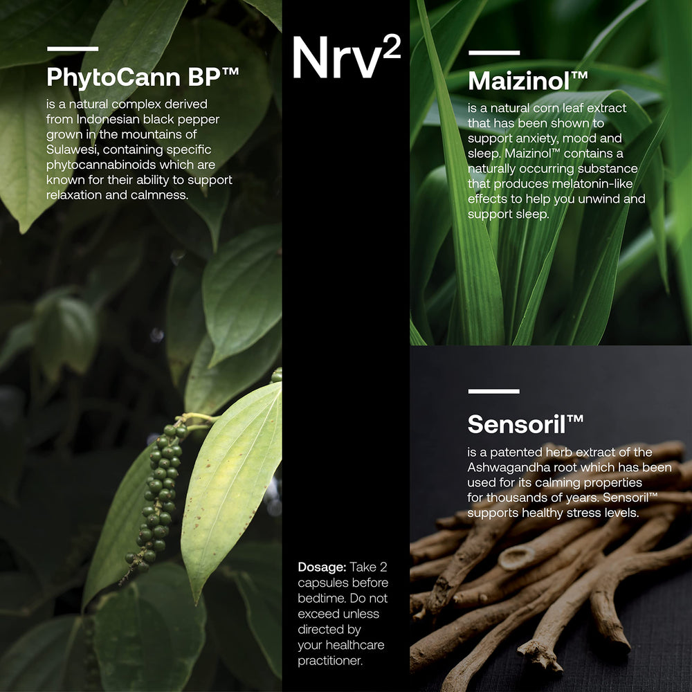 SRW Nrv² Calm packaging highlights recyclable canister and sustainability