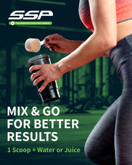Athlete uses SSP Creatine Monohydrate during training for strength support