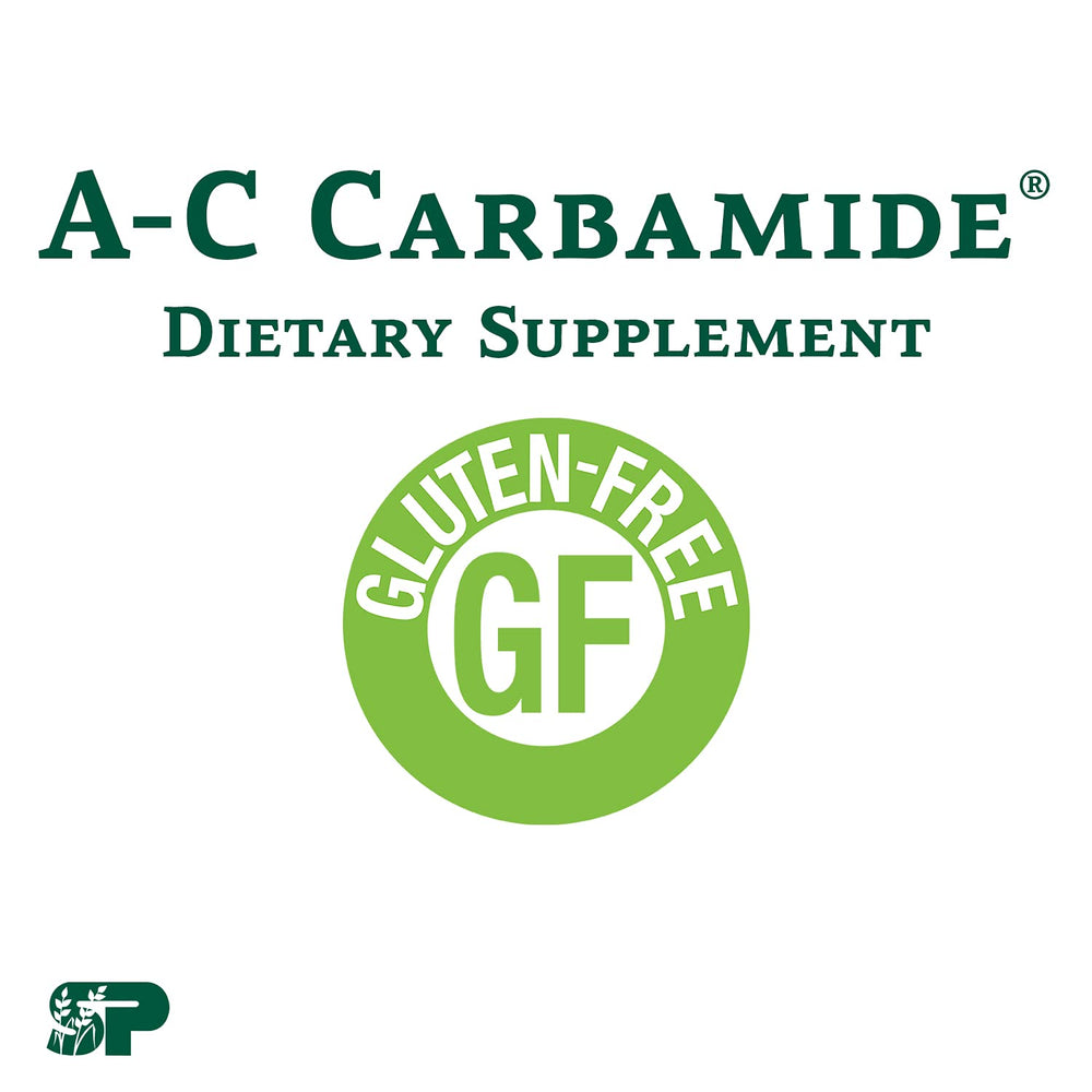 Standard Process A-C Carbamide bottle top shows secure cap.