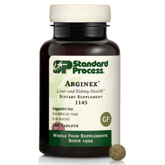 Standard Process Arginex bottle front for daily immune support potential.