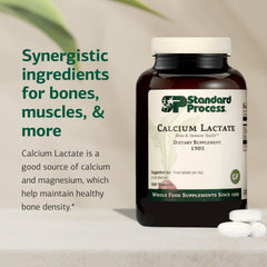 Standard Process Calcium Lactate tablets focus on muscle function and nerve support